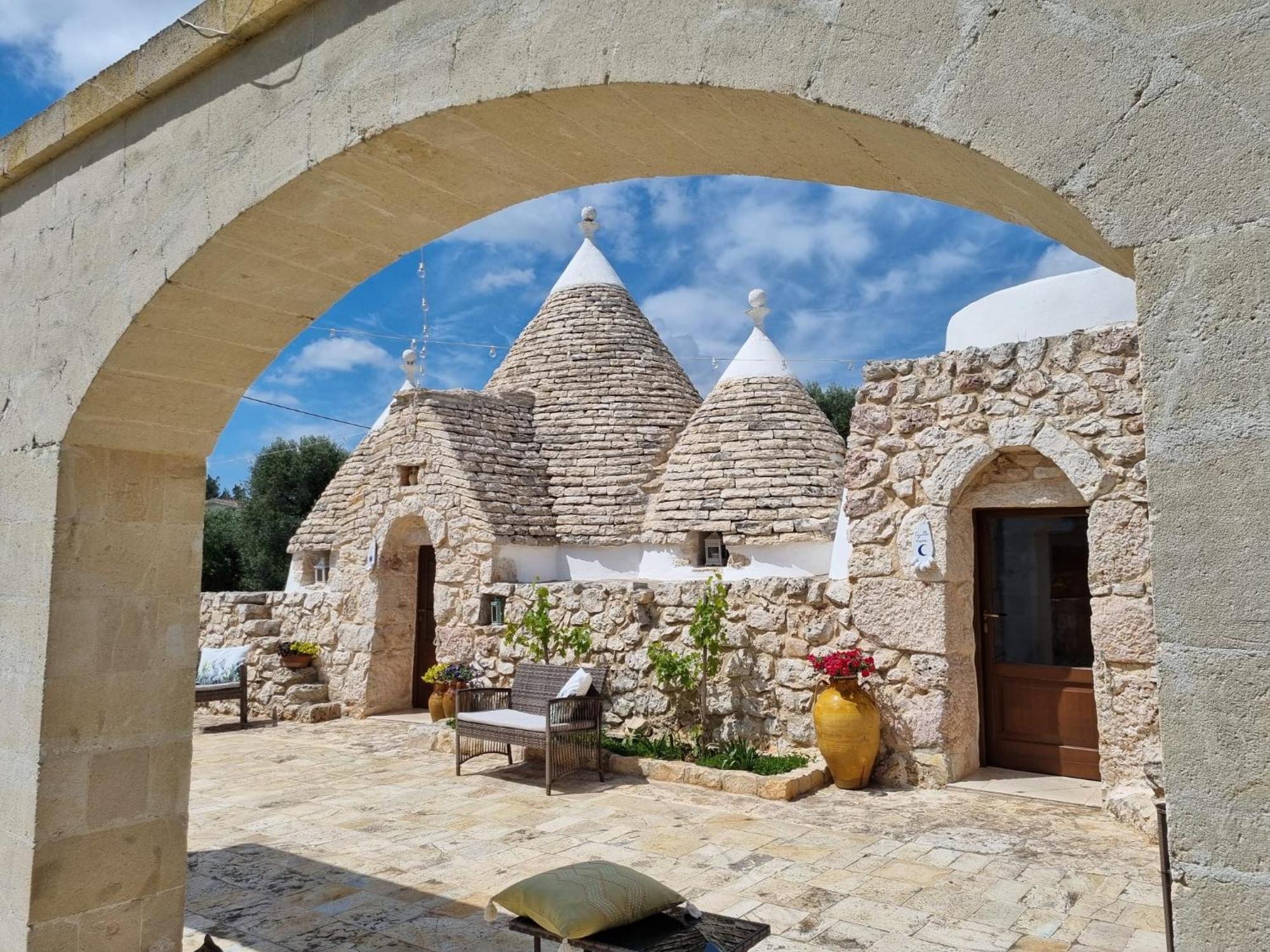 Bed and Breakfast Trulli Di Spinaruta Гротталье Экстерьер фото